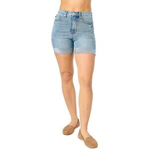 Judy Blue High Rise Jean Shorts Size 1X NWT Blue